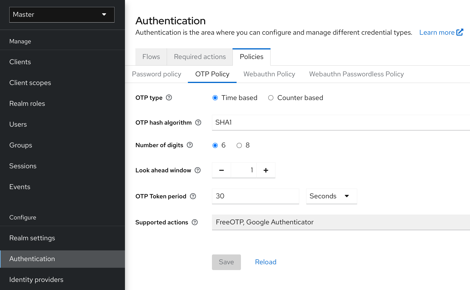 Keycloak Password Policy